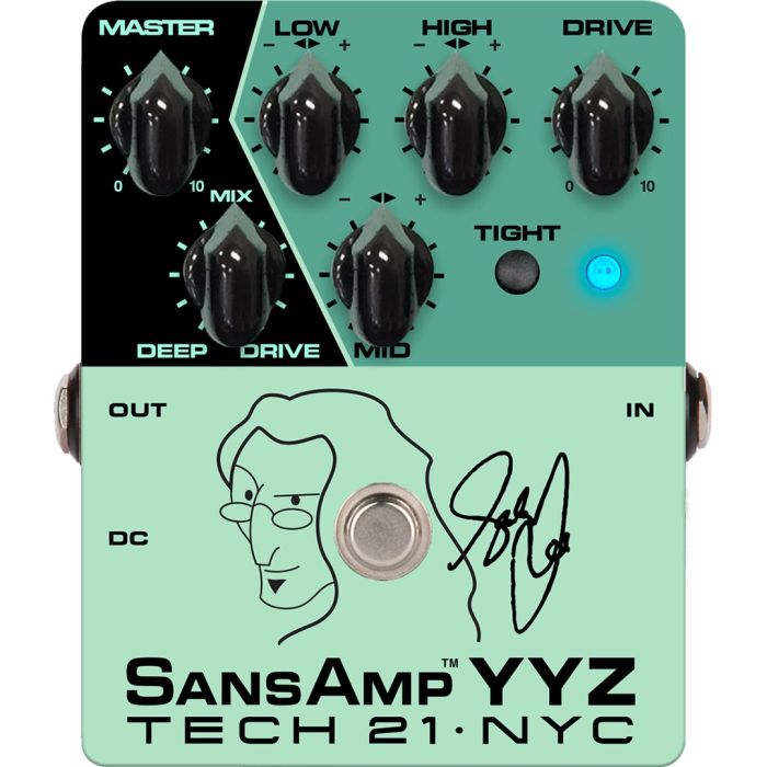 レア！Tech21 SANSAMP  CLASSIC Tech21 SansAmp YYZ Geddy Lee Signature