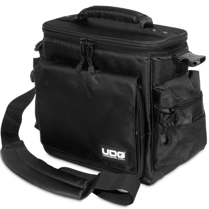 Custodia UDG Ultimate SlingBag Black MK2 Borsa Imbottita 50 Vinili LP Nera