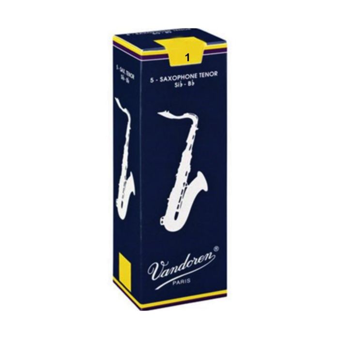 Ancia per Sax Tenore in Sib 1 Traditional Vandoren SR221 Ance per Sax Tenore in Sib 1 Traditional (Confezione da 5)