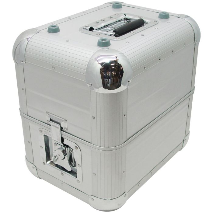 Flightcase per Dj ZOMO MP-80 XT Recordcase Flightcase Custodia per 80 Dischi LP Argento per Dj