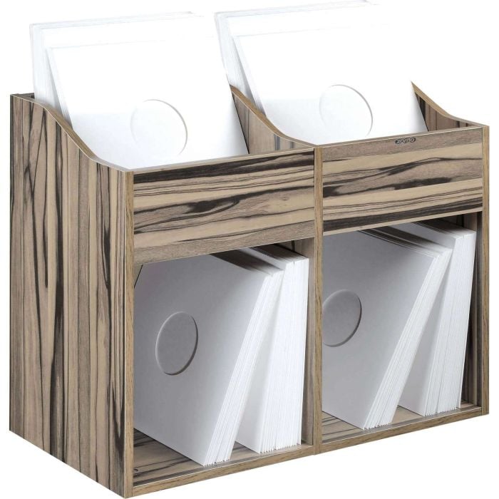 Mobile Scaffale per Dischi Vinili Cd Lp ZOMO VS-Box 200-2 Nero