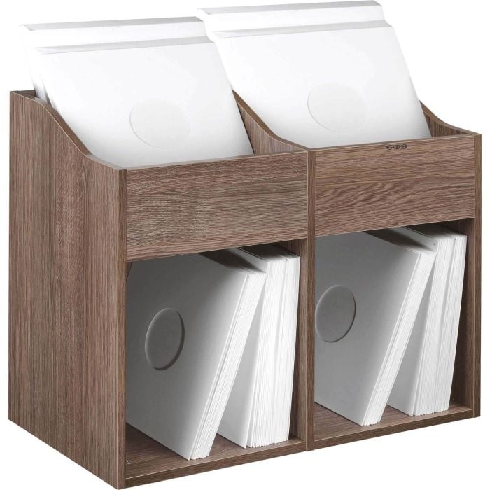 Mobile Scaffale per Dischi Vinili Cd Lp ZOMO VS-Box 200-2 Nero