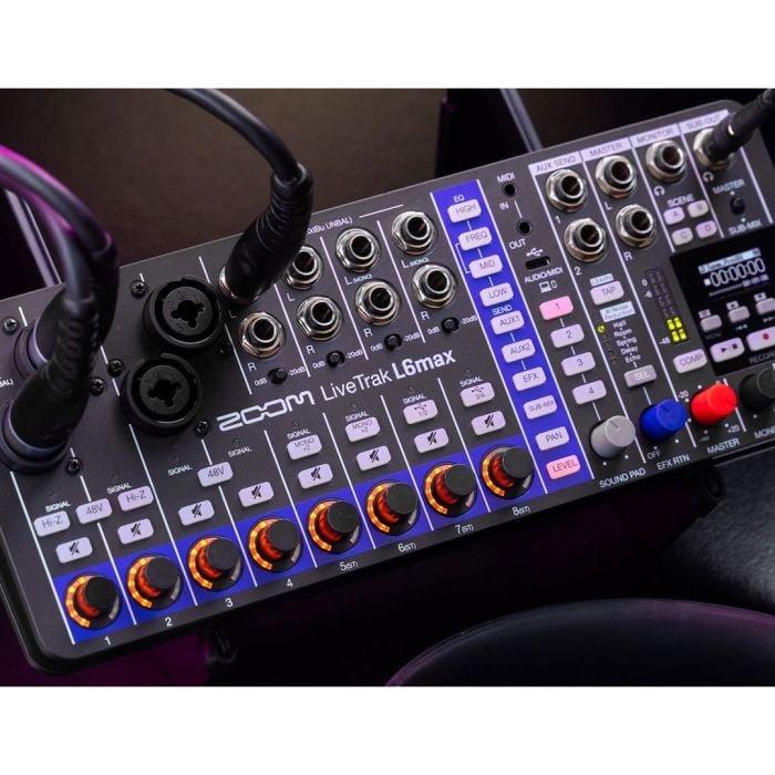 Mixer Digitale 12 Canali 32 Bit Floating Point ZOOM L6max Mixer Digitale 12 Canali 32 Bit