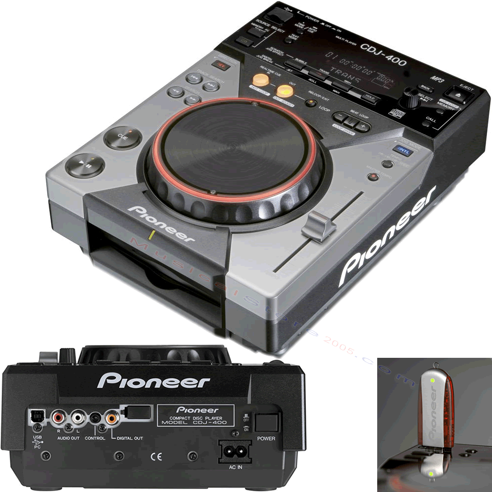 Pioneer CDJ-400 Limited MP3対応 PIONEER CDJ 400 LETTORE CD/MP3 PROFESSIONALE PER DJ