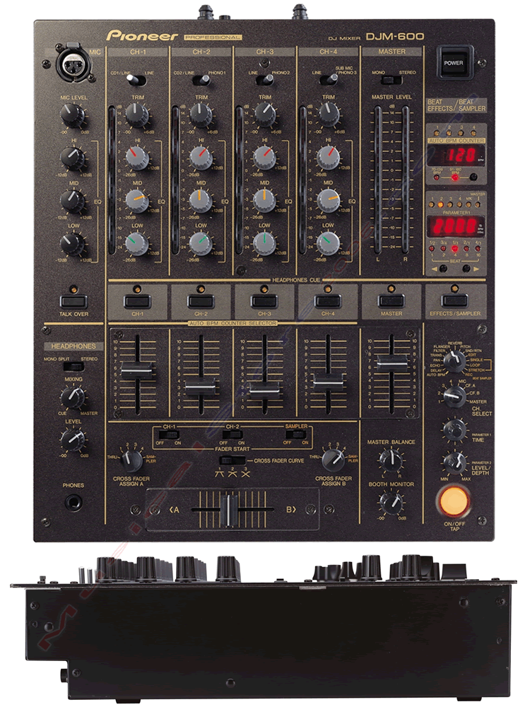 【 Hikaru 】Pioneer パイオニア DJM-600 PIONEER DJM 600 MIXER 4 CANALI PER DJ