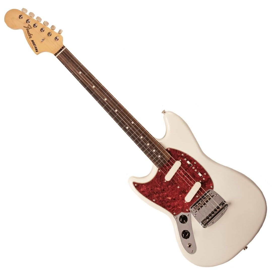 ギター Fender TRADITIONAL 60S MUSTANG RW OWT Fender Japan Traditional 60s Mustang Electric Guitar, RW FB