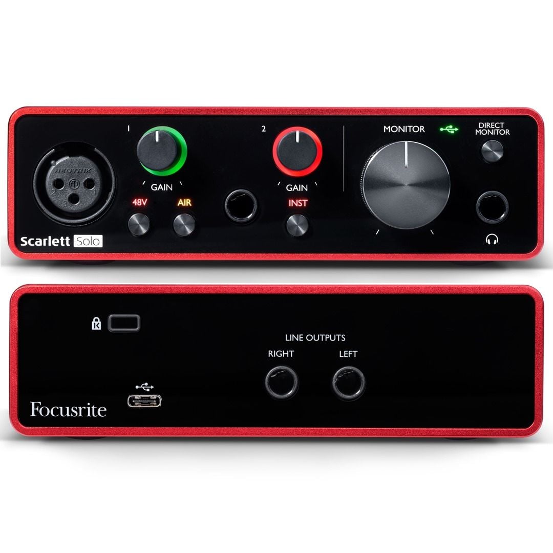Focusrite Scarlett solo｜第3世代 focusrite-scarlett-solo-3rd-