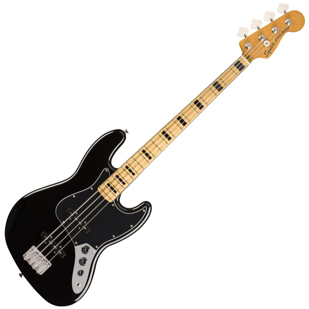 【美品】Squier Classic Vibe ‘70s Jazz Bass Squier Classic Vibe 70s Jazz Bass Black