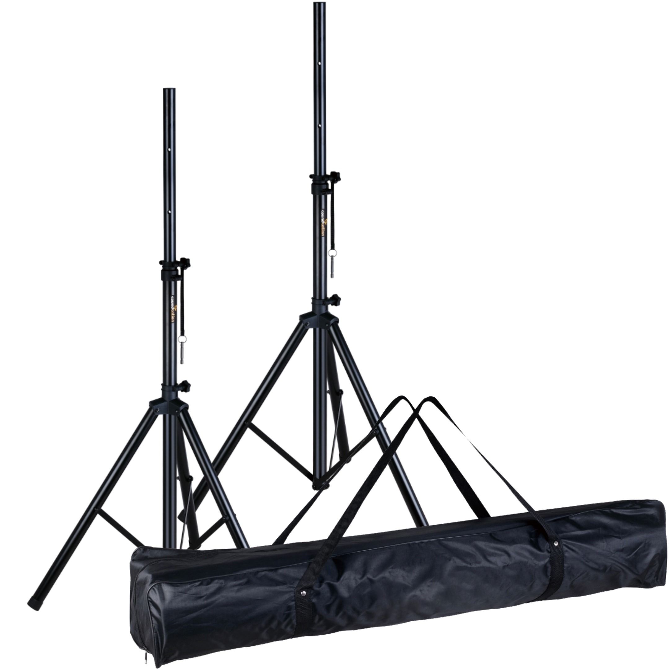 Soundsation SSPS-80-BK - Stativo per diffusori con terminale da 35mm