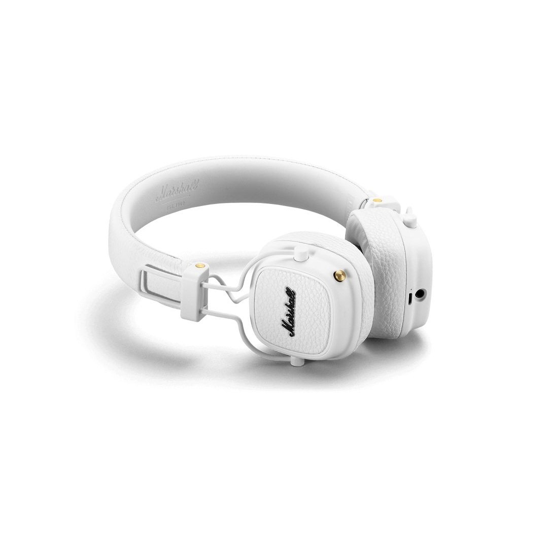 Marshall Headphones Lifestyle Major III Bluetooth White - Cuffie